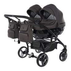 Passeggino Gemellare Junama Diamond Basic Gemellare collezione 2024 Grigio