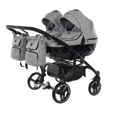 Passeggino Gemellare Junama Diamond Basic Gemellare collezione 2024 Light Grey