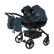 Passeggino Gemellare Junama Diamond Basic Gemellare collezione 2024 Verde Petrolio