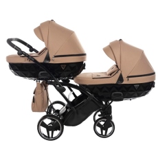 Passeggino Gemellare Junama Diamond Basic Slim Gemellare collezione 2022 Beige