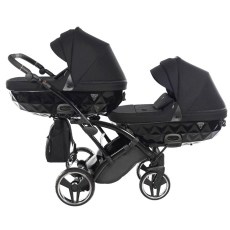 Passeggino Gemellare Junama Diamond Basic Slim Gemellare collezione 2022 Nero