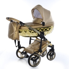 Passeggino Trio Junama Diamond Dolce Mirror collezione 2023 Gold