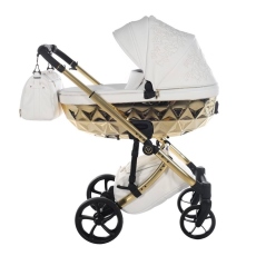 Passeggino Trio Junama Tailor collezione 2024 White Gold