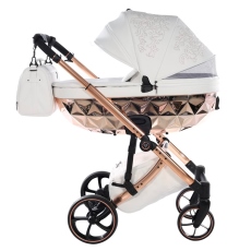 Passeggino Trio Junama Tailor collezione 2024 White Rosegold