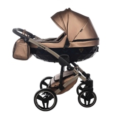 Passeggino Trio Junama Fluo collezione 2022 Bronze Fango