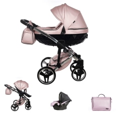 Passeggino Trio Junama Fluo collezione 2022 Rosa Cromato