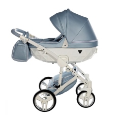 Passeggino Trio Junama Fluo Italy collezione 2022 Blue White