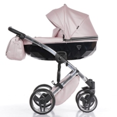 Passeggino Trio Junama Fluo Star collezione 2022 Rosa Titanio