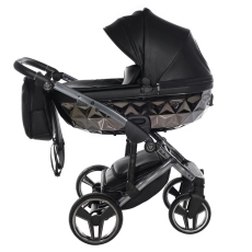Passeggino Trio Junama Hand Craft collezione 2024 Black Silver