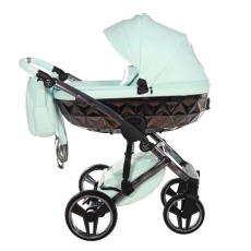 Passeggino Trio Junama Hand Craft collezione 2024 Pistacchio Silver