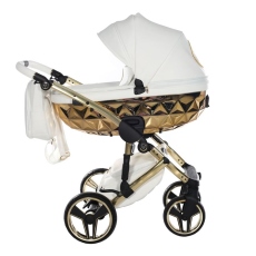 Passeggino Trio Junama Hand Craft collezione 2024 White Gold