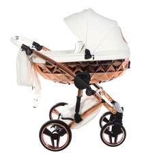 Passeggino Trio Junama Hand Craft collezione 2024 White Rosegold