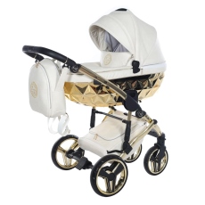 Passeggino Trio Junama Hand Craft Hero collezione 2024 White Gold