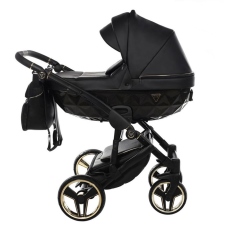 Passeggino Trio Junama S-Class collezione 2023 Nero Oro