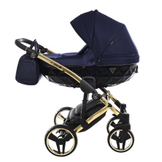 Passeggino Trio Junama Saphire collezione 2022 Melange Blue