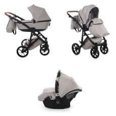 Passeggino Trio Junama Space collezione 2022 Beige