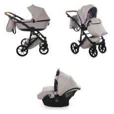 Passeggino Trio Junama Space collezione 2023 Beige