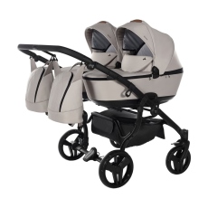 Passeggino Gemellare Junama Space Gemellare collezione 2022 Beige