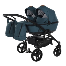 Passeggino Gemellare Junama Space Gemellare collezione 2022 Light Blue
