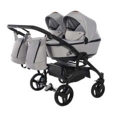 Passeggino Gemellare Junama Space Gemellare collezione 2023 Light Grey