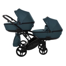 Passeggino Gemellare Junama Space Slim Gemellare collezione 2022 Light Blue