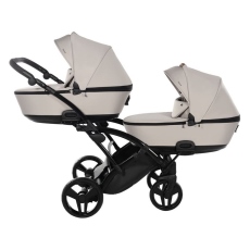 Passeggino Gemellare Junama Space Slim Gemellare collezione 2023 Beige