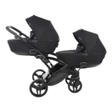 Passeggino Gemellare Junama Space Slim Gemellare collezione 2023 Black