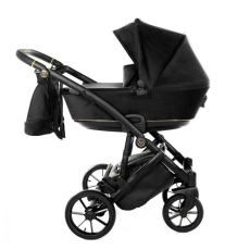 Passeggino Trio Junama Space Velur collezione 2022 Nero