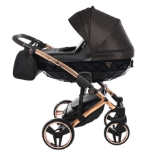 Passeggino Trio Junama Starry Night collezione 2022 Nero Oro Rosa