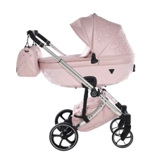 Passeggino Trio Junama Tailor collezione 2024 Pink Silver