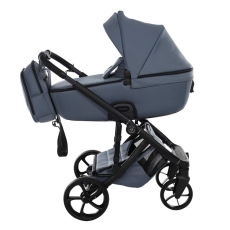 Passeggino Trio Junama Termo collezione 2024 Blue Telaio Nero