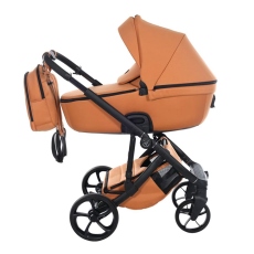 Passeggino Trio Junama Termo collezione 2024 Camel Telaio Nero