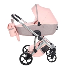 Passeggino Trio Junama Termo Glitter collezione 2024 Pink Silver
