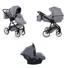 Passeggino Trio Junama Termo Mix collezione 2022 Grigio