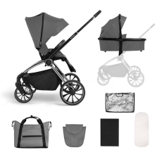 Passeggino Duo KikkaBoo Kara collezione 2024 Grey