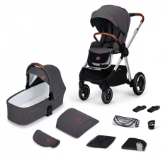 Passeggino Duo Kinderkraft Everyday 2 in 1 collezione 2024 Grigio
