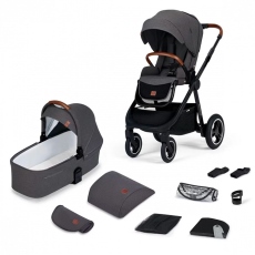 Passeggino Duo Kinderkraft Everyday 2 in 1 collezione 2024 Grigio Scuro