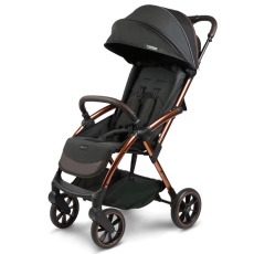 Passeggino Quattro Ruote Leclerc Baby Influencer XL collezione 2023 Nero Marrone