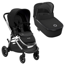 Passeggino Duo Maxi-Cosi Duo Adorra2 con Oria collezione 2021 Essential Black