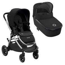 Passeggino Duo Maxi-Cosi Duo Adorra2 con Oria collezione 2023 Essential Black