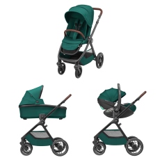 Passeggino Trio Maxi-Cosi Trio Oxford collezione 2024 Essential Green