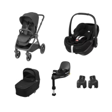Passeggino Trio Maxi-Cosi Trio Oxford Plus collezione 2025 Twillic Black