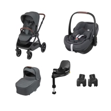 Passeggino Trio Maxi-Cosi Trio Oxford Plus collezione 2025 Twillic Graphite