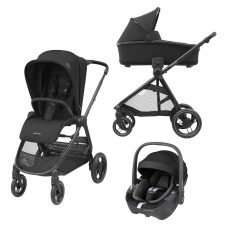 Passeggino Trio Maxi-Cosi Trio Street collezione 2021 Essential Black