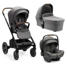 Passeggino Trio Nuna Mixx Next Trio con Pipa Next collezione 2022 Granite