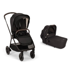 Passeggino Duo Nuna Triv Next Duo con navicella Lytl collezione 2024 Caviar Chocolate