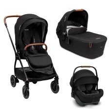 Passeggino Trio Nuna Triv Trio con Arra Next collezione 2022 Caviar