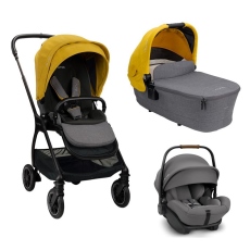 Passeggino Trio Nuna Triv Trio con Arra Next collezione 2022 Lemon