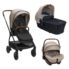 Passeggino Trio Nuna Triv Trio con Arra Next collezione 2022 Timber