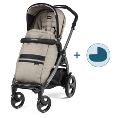 Passeggino Duo Peg Perego Book 51 Combo collezione 2020 Luxe Ecru